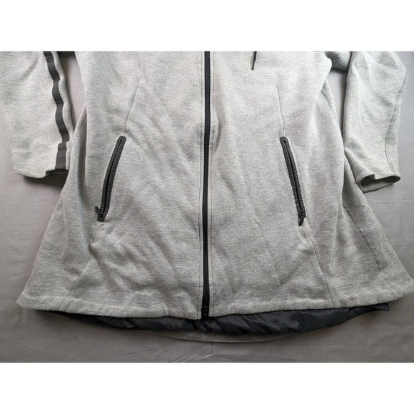 Nike Tech Women's Aeroloft Parka Goose Down Heather Gray Black Large (MSRP $250) - Picture 4 of 16